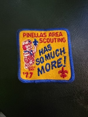 Vintage Boy Scouts Patch is a 1977 Pinellas Area Scouting ''Has So Much More!''