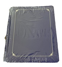 Sealed Creative Memories 8.5 X 11 Blue Reflections Scrapbook Album w/Silver Foil