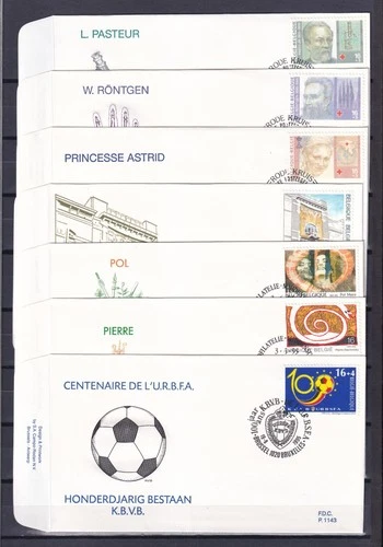 [LG79599] Belgium Nice Lot FDC First Day Cover UNG