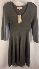 Philosophy Women’s Grey Womens Sweated Dress Sz Large New With Tags 