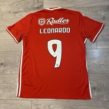 Benfica 2016/17 Home Shirt with Leonardo 9 on the back