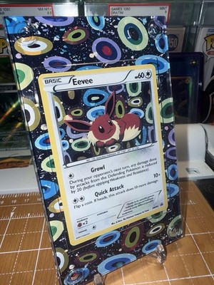 Eevee BW94 Black & White Promo Pokémon Extended Art Case