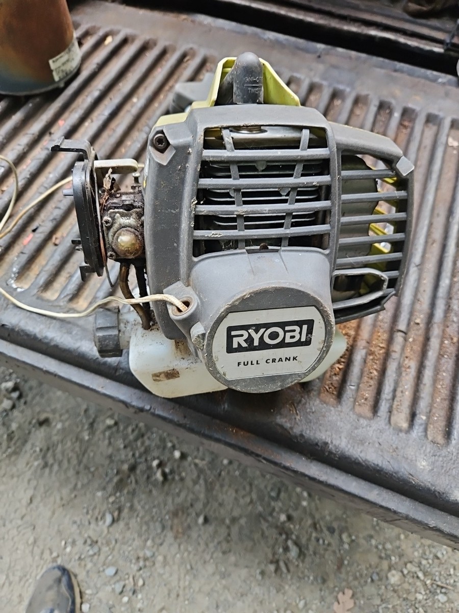 Ryobi 25.4 cc 2-Cycle Full Crank Gas Power Head Only For Parts Or