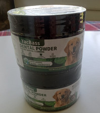 Dog Cat Pet Dental Cleaning Powder w/ Herbs and Probiotics 2 Pack NEW