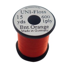 TIEMCO UNI 15yds. Super Floss Burnt Orange