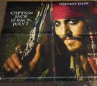SUPER LARGE POSTER ADVERTISINJG COMIUNG MOVIES CARS & PIRATES OF THE CARRIBEAN — photo 5