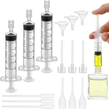 3 Set Perfume Refill Tool Kit Decanter 0.2 Ounces, Transparent