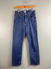 Women's Jeans Vintage Calvin Klein SIZE 5/6 Straight Leg Jean Dark Stone Wash