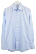SUITSUPPLY Traveller Extra Slim Fit Shirt Men's 41 / 16 Light Blue Long Sleeve