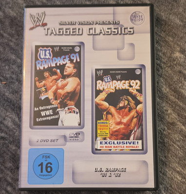 Silver Vision WWE Tagged Classics U.S. Rampage 1991 & 1992 DVD 2 Disc FSK16 PAL