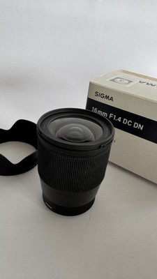 Sigma 16mm F1.4 DC DN Weitwinkel Festbrennweite Objektiv Sony E gebraucht OVP