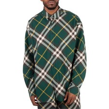Burberry Ekd-Embroidered Check Cotton Shirt