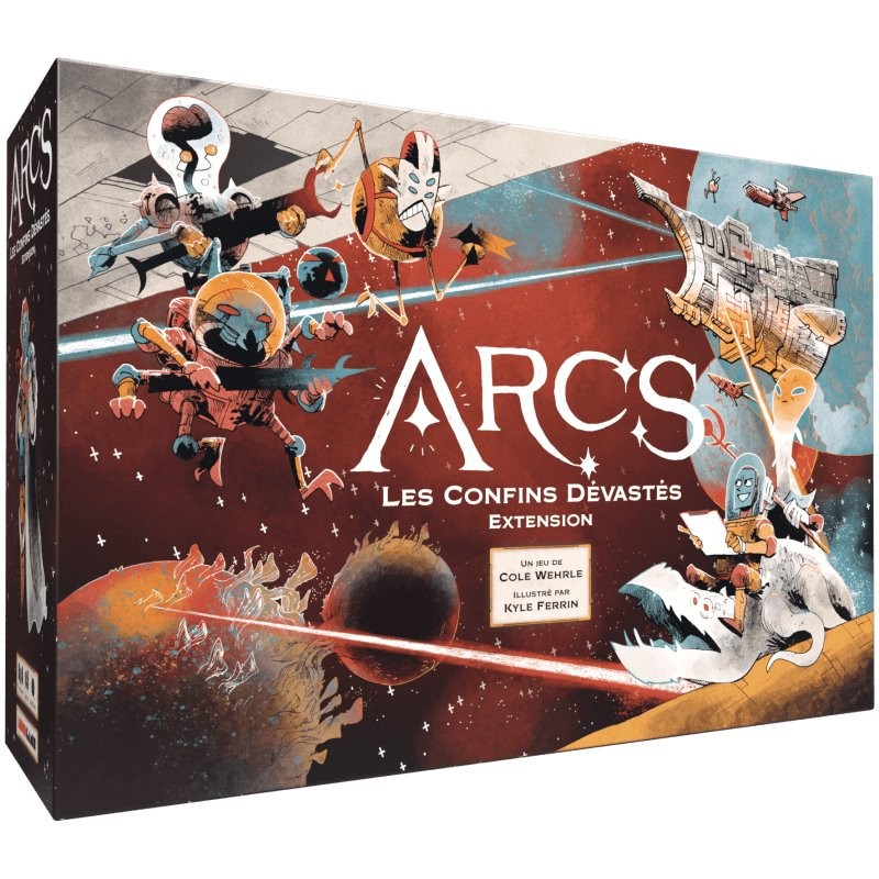 Arcs - Extension Les Confins Dévastés : achat jeu de société de plateau tactique en français