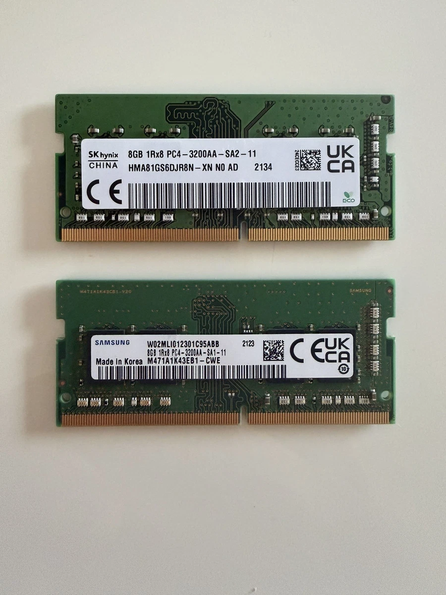 PC4-25600 (DDR4-3200) Bus Speed Computer RAM 8 GB Capacity per