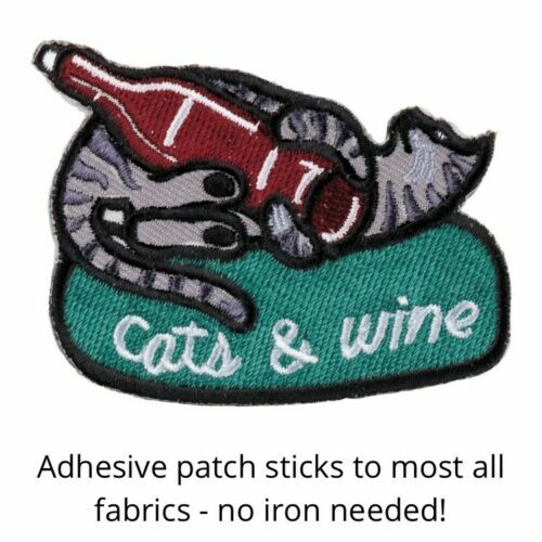 Adhesive Patch by Primitives By Kathy - Cats And Wine Make Everything Fine - Picture 2 of 6