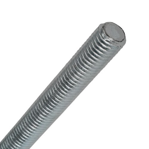 THREADED ROD ZINC PLATED 3/16" X 24" NO NUTS - Picture 1 of 2