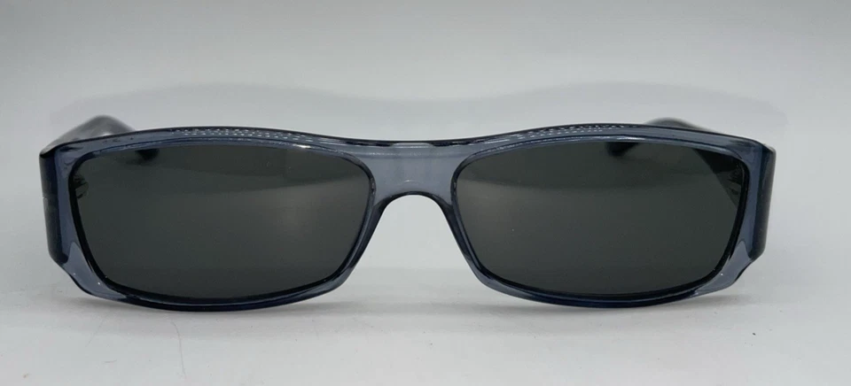 Gafas de sol vintage Gucci GG1482/S AE6 54-14 marco azul transparente plateado GG Y2K Foto 2 de 4