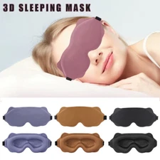 3D Soft Padded Block Out Light Sleeping Eye Mask Eye Cover Sleep Aid Travel US