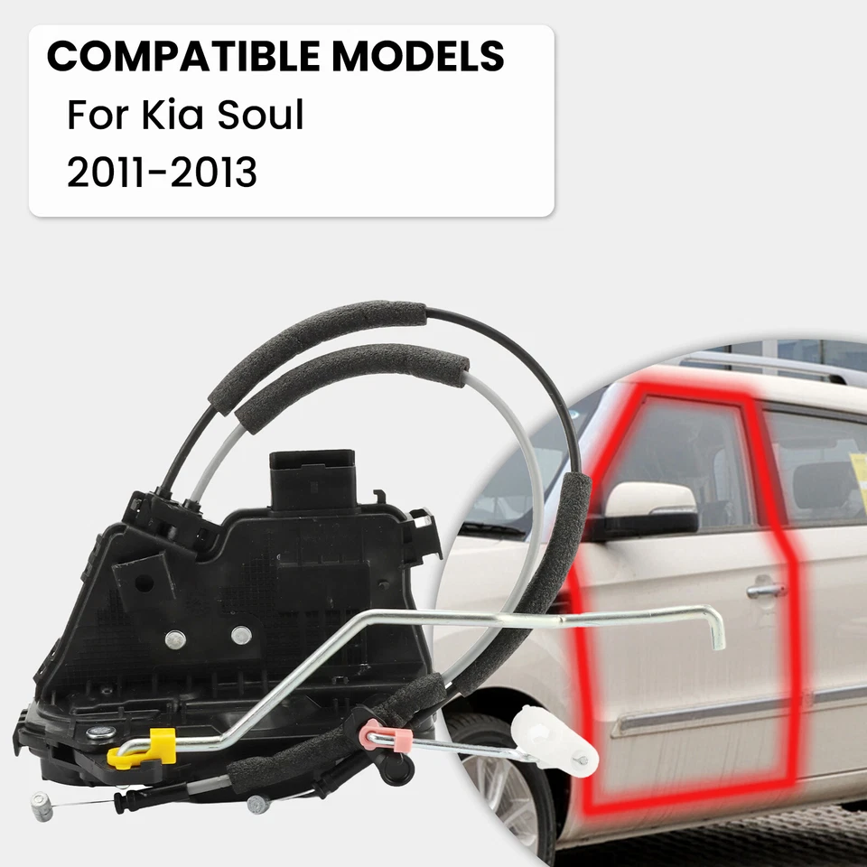 For 2011-2013 Kia Soul Left Front Driver Side Door Lock Latch Actuator 1Pcs - Image 3 of 4