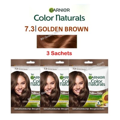 3X Garnier Color Naturals Cream Grey Hair Coverage 9 Black Brown Ash Red Shades