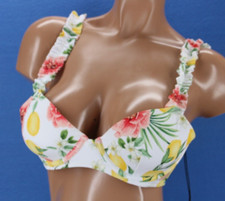 Shade Shore Underwire Lined Floral Bikini Top NWT Size 34B D1995