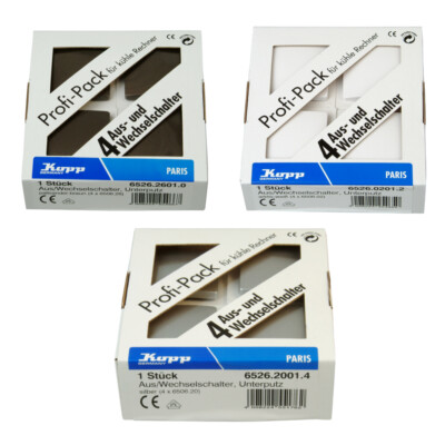 Kopp Profi-Pack 6 Prese Elettriche A Sicurezza Rivo Antracite – 16A 250V, Design Classico Lucido - 2