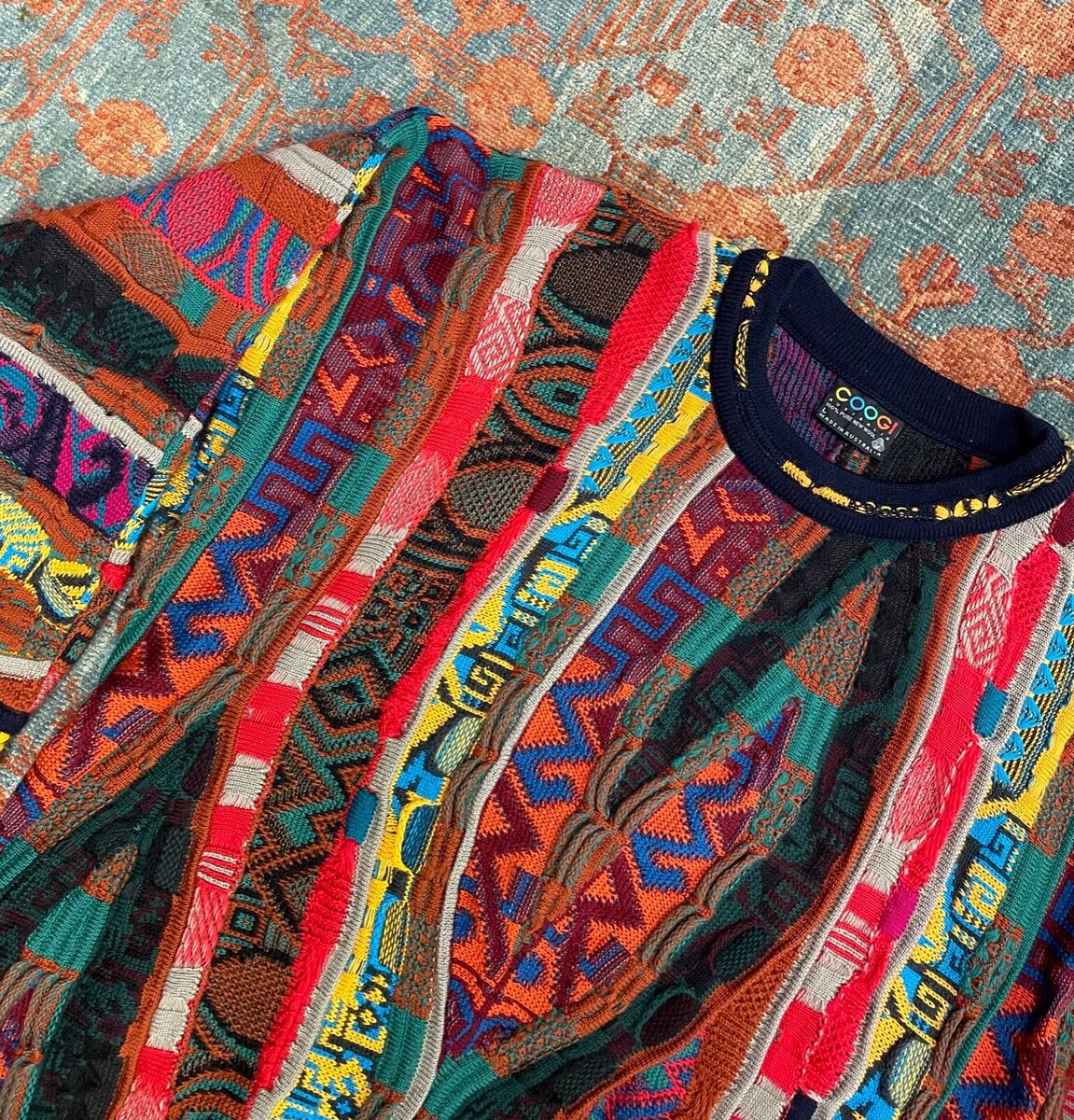 Vintage 90s COOGI AUSTRALIA Sweater Multicolor size Large 3D Vintage 90s COOGI AUSTRALIA Sweater Multicolor size Large 3D
