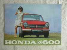 HONDA N600 REVUE BROCHURE CATALOGUE DEPLIANT 1969 en français