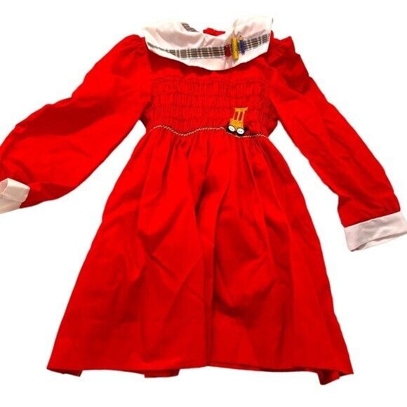 Vintage Polly Flinders Little Girls Size 4 Dress … - image 1