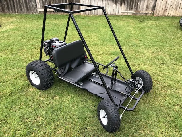 New Custom Built Go-Kart For Sale: Black, 6 1/2 HP, Two Seater