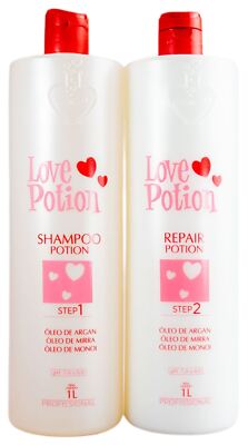Brazilian Repair Argan Mirra Monoi Oils Keratin Treatment 2x1L - Love Potion