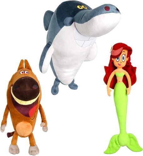 Zig & Sharko Plush Doll 3pk Marina Mermaid Shark Hyena Bundle TV Series - Picture 1 of 5