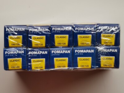 FOMAPAN 100 Prof., 10 fresh rolls, expiry date 8/2027
