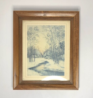 Vintage 1978 D.A.C NY Print - Framed 