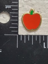 APPLE HAT LAPEL PIN PIN BACK USED G1013 