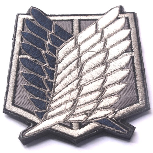 Attack on Titan The Survey Corps Wings of Freedom Tactical Embroidered Patch - Picture 4 of 4