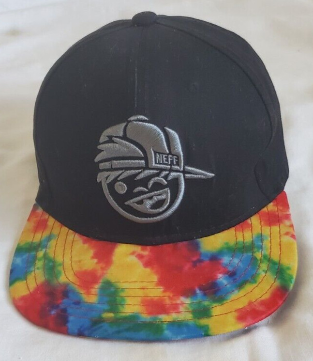 Neff  Baseball Cap Flat Brim Snapback Embroidery … - image 1