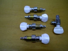 Banjo Tuning Machines 5 Piece Set Chrome Plated (U.S.Ship)