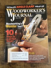 Vintage August 2005 Woodworker  s Journal Woodworking Authority Magazine