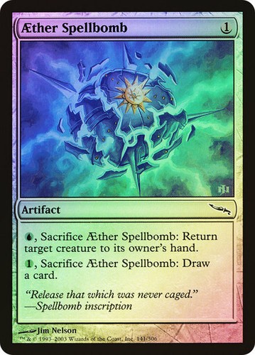Magic The Gathering MTG AETHER SPELLBOMB FOIL Mirrodin NM Near Mint - 第 1/1 張圖片