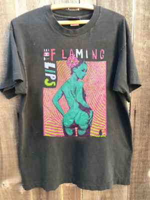 The Flaming Lips - Belly up aspen Charcoal T shirt Graphic tee 