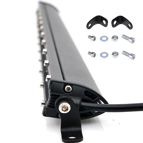 4D Lens Single Row Slim Off-road LED Work Light Bar for ATV SUV 4X4 Car Truck - Picture 20 of 43