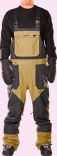 THIRTYTWO Men's BASEMENT Snow Bib Pants - Camel - Small - NWT