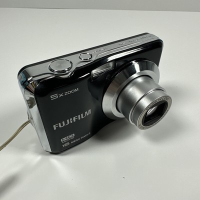 Fujifilm FinePix AX550 16.0MP 5x Zoom Black Digital Camera Tested Working