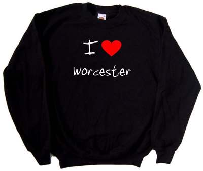 I Love Heart Worcester Sweatshirt