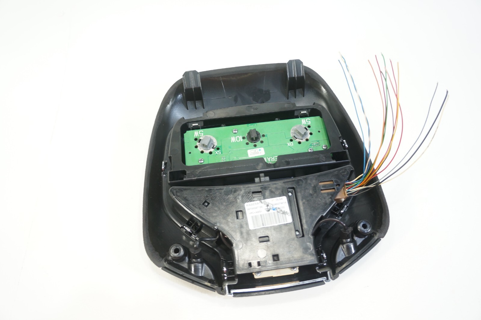 14-2017 maserati ghibli front overhead dome light lamp switch control module oem