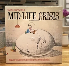 Mid-Life Crisis Board Game Vintage - Fun Party Game NEW