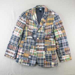 patchwork blazer mens
