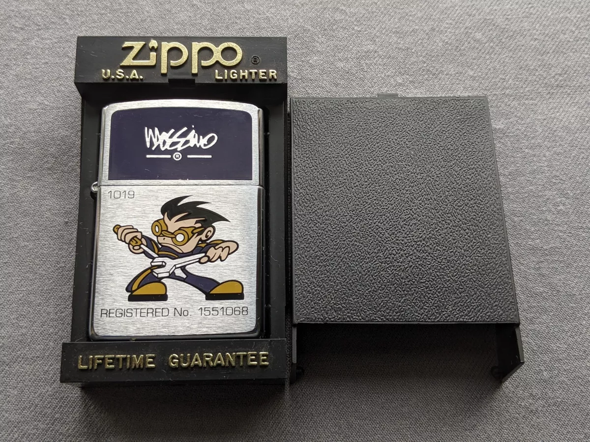 VINTAGE 1997 MOSSIMO 1019 REGISTERED No. 1551068 ZIPPO LIGHTER MIB