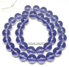 Lolite Quartz Smooth Rondelle Beads Size 8 mm Gemtone Beads-8''Inch Long Strand.